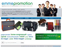 Tablet Screenshot of emmepromotion.com